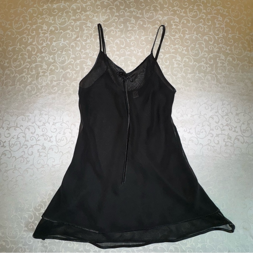 Frederick’s Of Hollywood Sheer Black Lingerie Nightgown - Picture 14 of 16